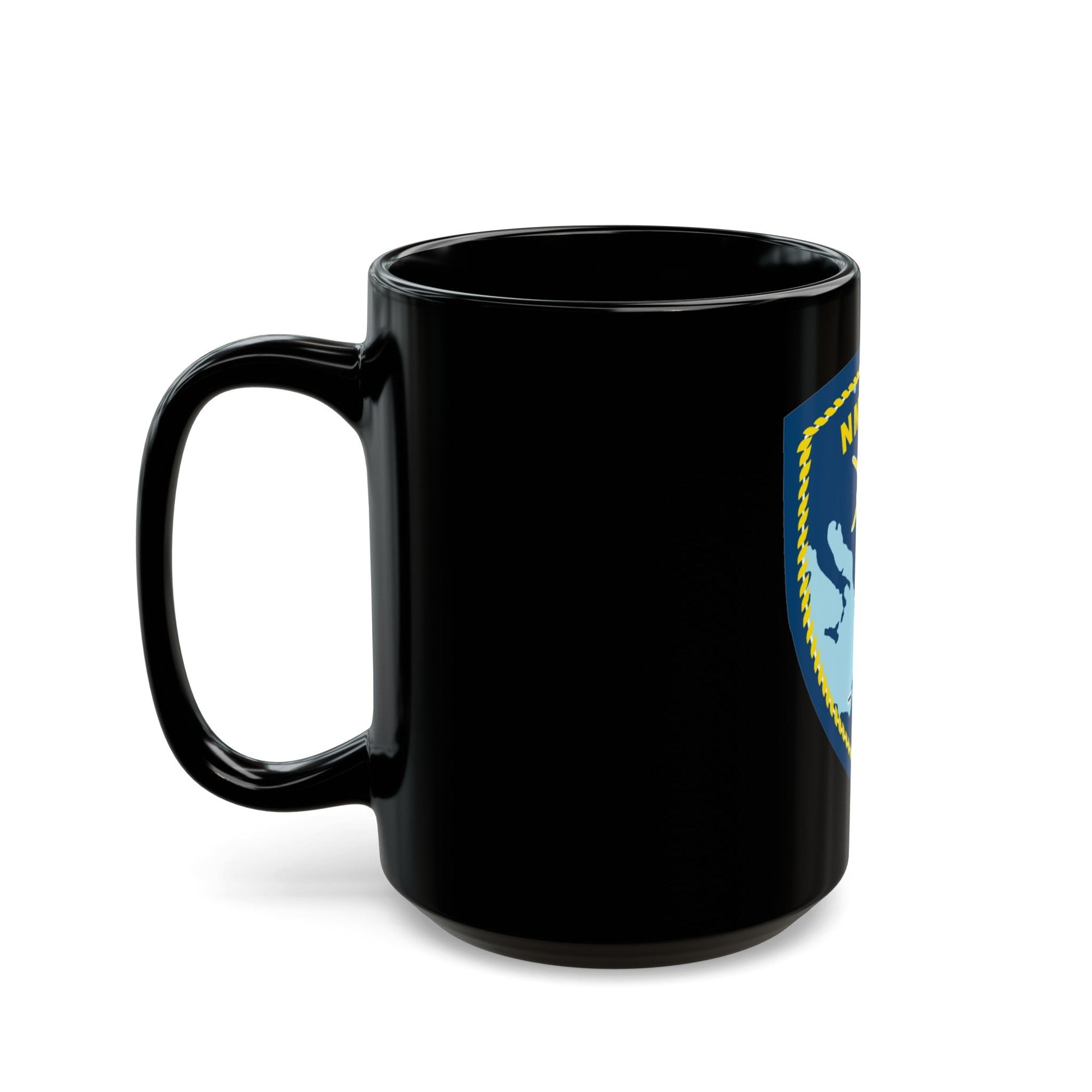 NMIOTC (U.S. Navy) Black Coffee Mug-The Sticker Space