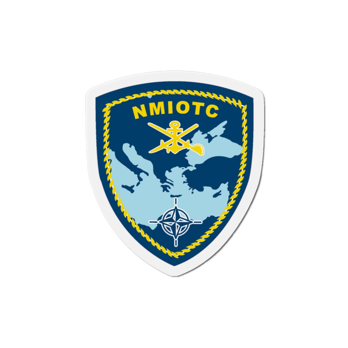 NMIOTC (U.S. Navy) Die-Cut Magnet-3" x 3"-The Sticker Space