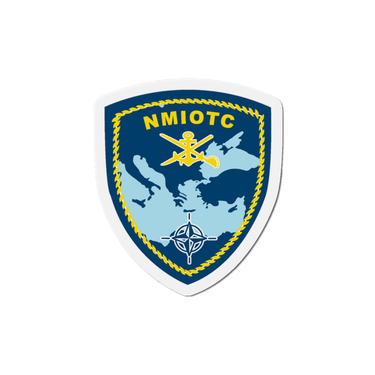 NMIOTC (U.S. Navy) Die-Cut Magnet-4" x 4"-The Sticker Space