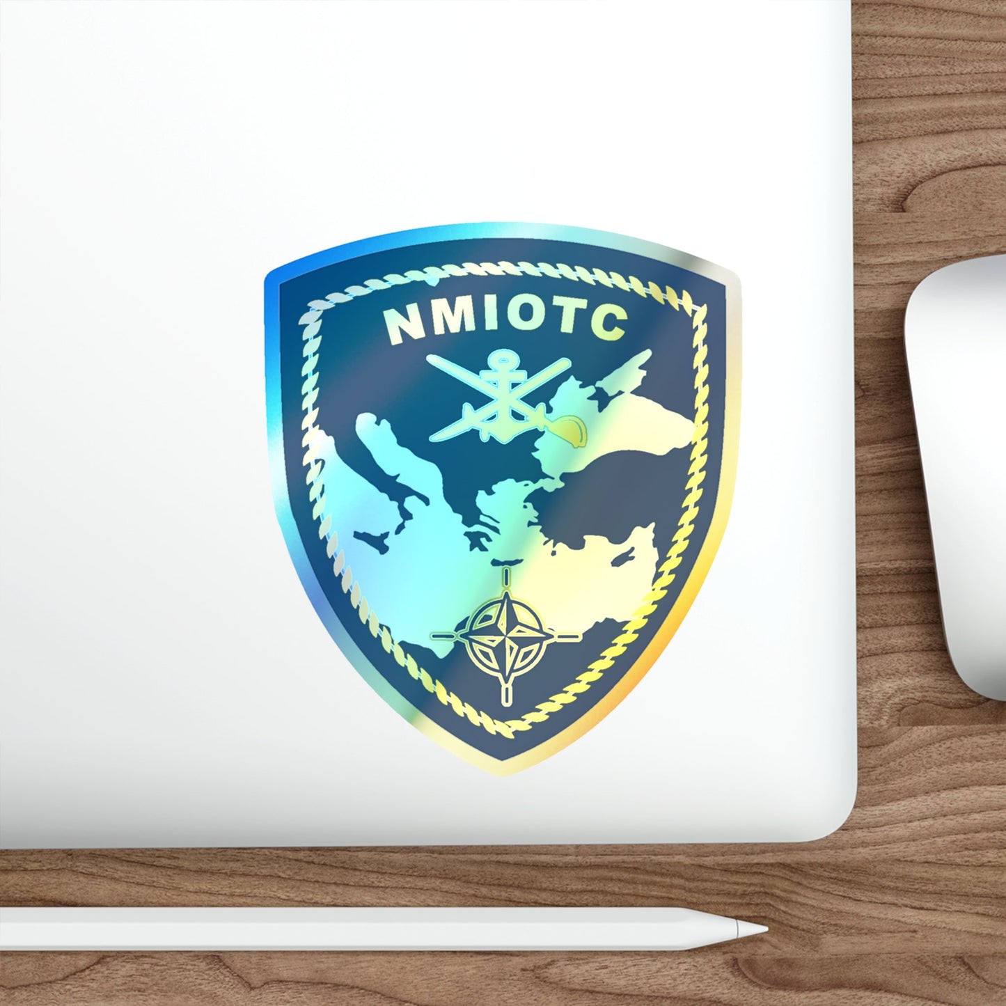 NMIOTC (U.S. Navy) Holographic STICKER Die-Cut Vinyl Decal-The Sticker Space