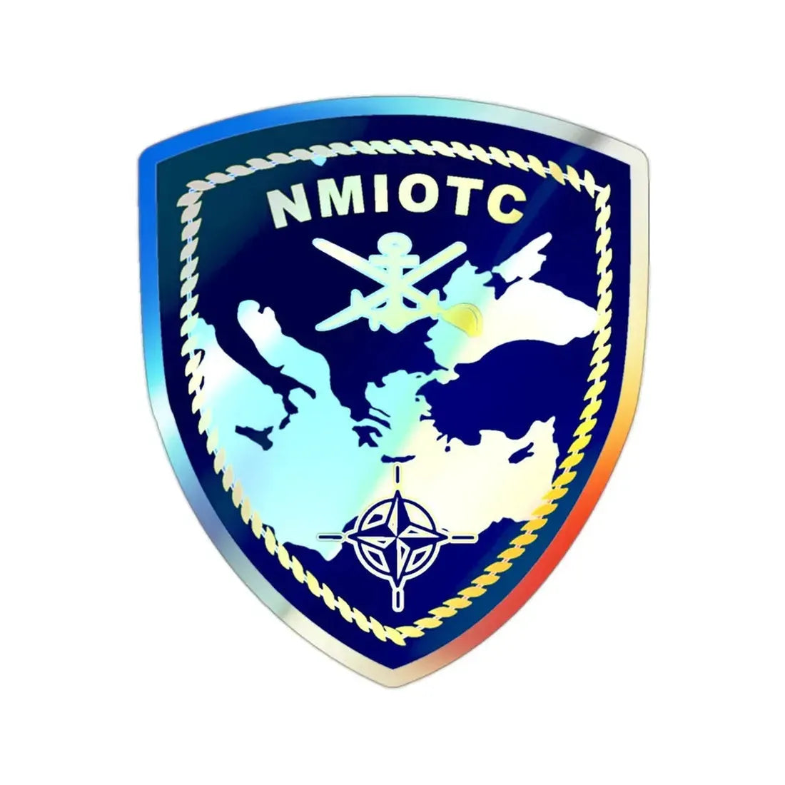 NMIOTC (U.S. Navy) Holographic STICKER Die-Cut Vinyl Decal - The Sticker Space