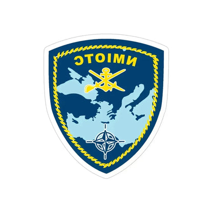 NMIOTC (U.S. Navy) REVERSE PRINT Transparent Die-Cut STICKER 6 Inch Die-Cut Transparent - The Sticker Space