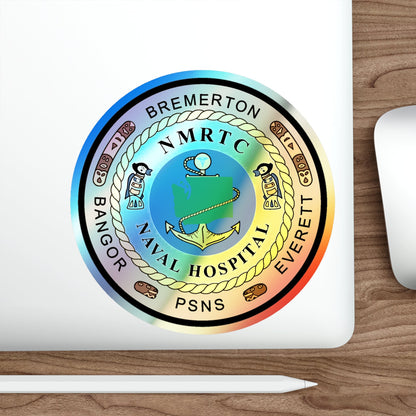 NMRTC Naval Hospital Bremerton (U.S. Navy) Holographic STICKER Die-Cut Vinyl Decal-The Sticker Space