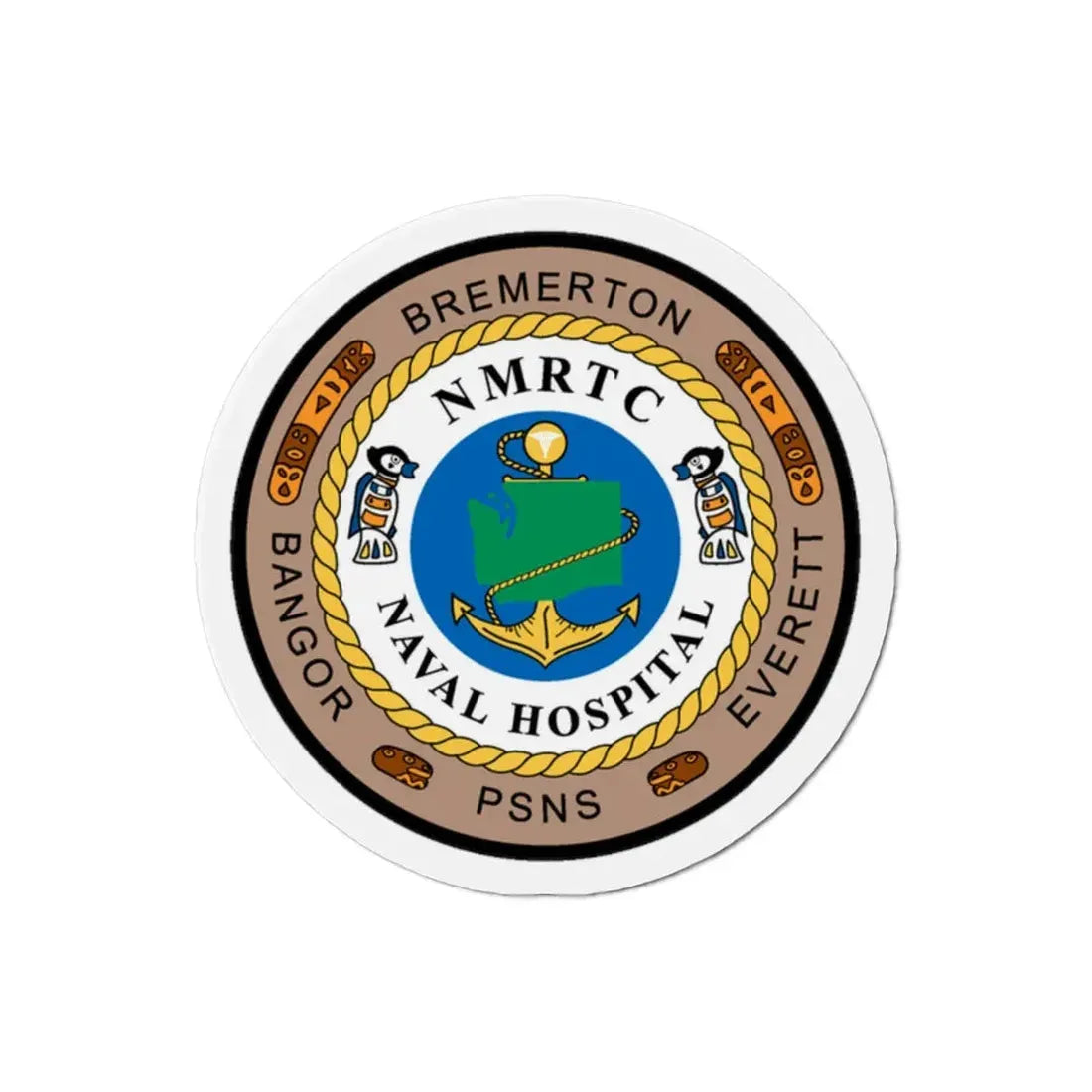 NMRTC Naval Hospital Bremerton (U.S. Navy) Refrigerator Magnet - The Sticker Space