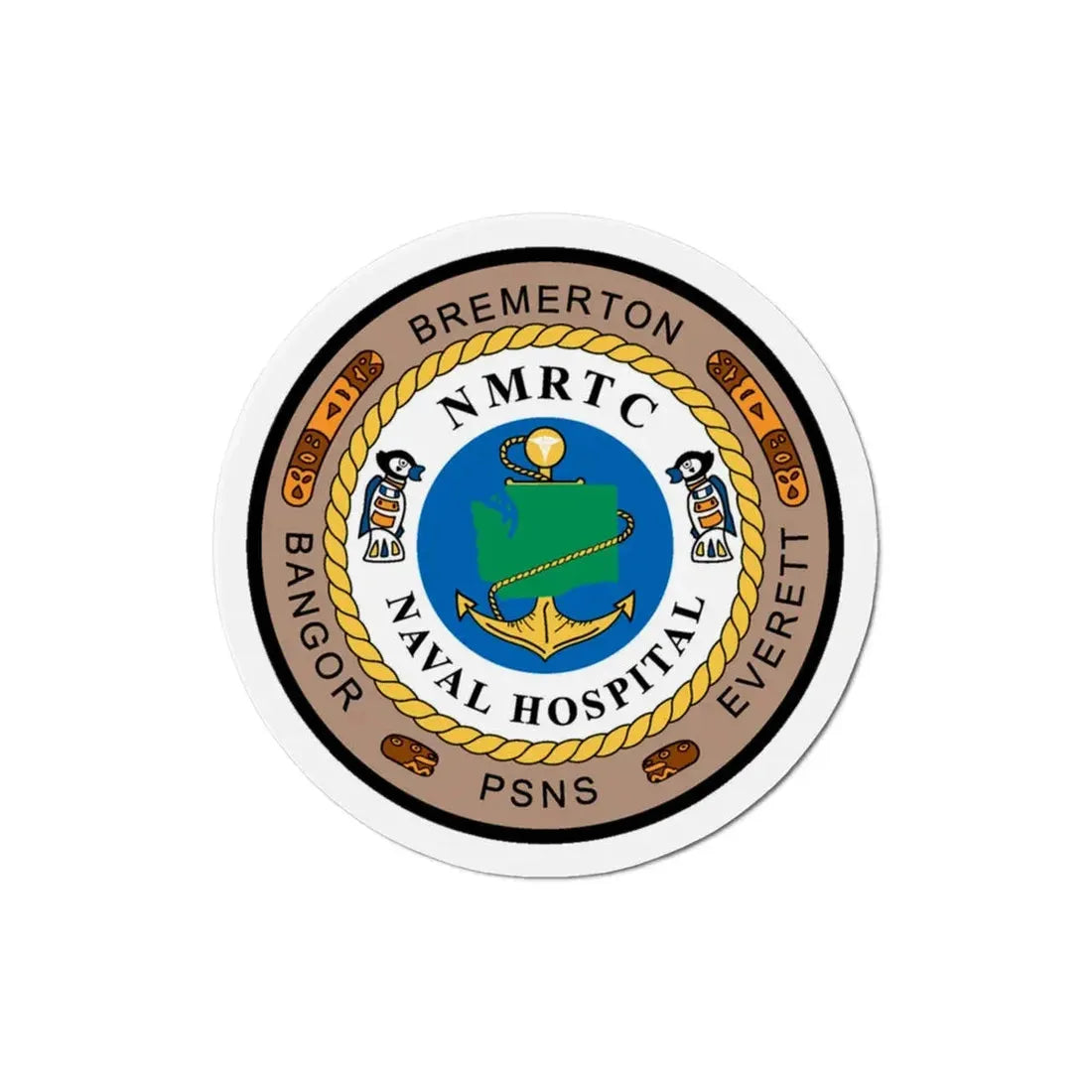 NMRTC Naval Hospital Bremerton (U.S. Navy) Refrigerator Magnet - The Sticker Space