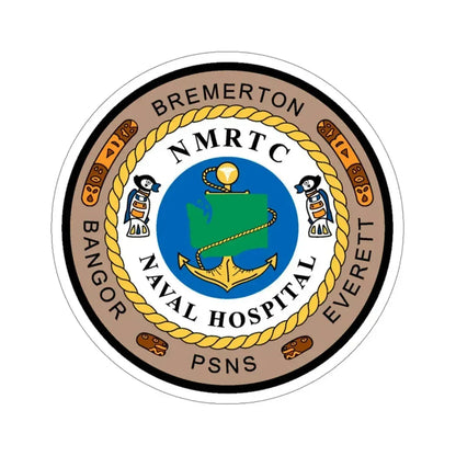 NMRTC Naval Hospital Bremerton (U.S. Navy) STICKER Vinyl Die-Cut Decal 4 Inch - The Sticker Space