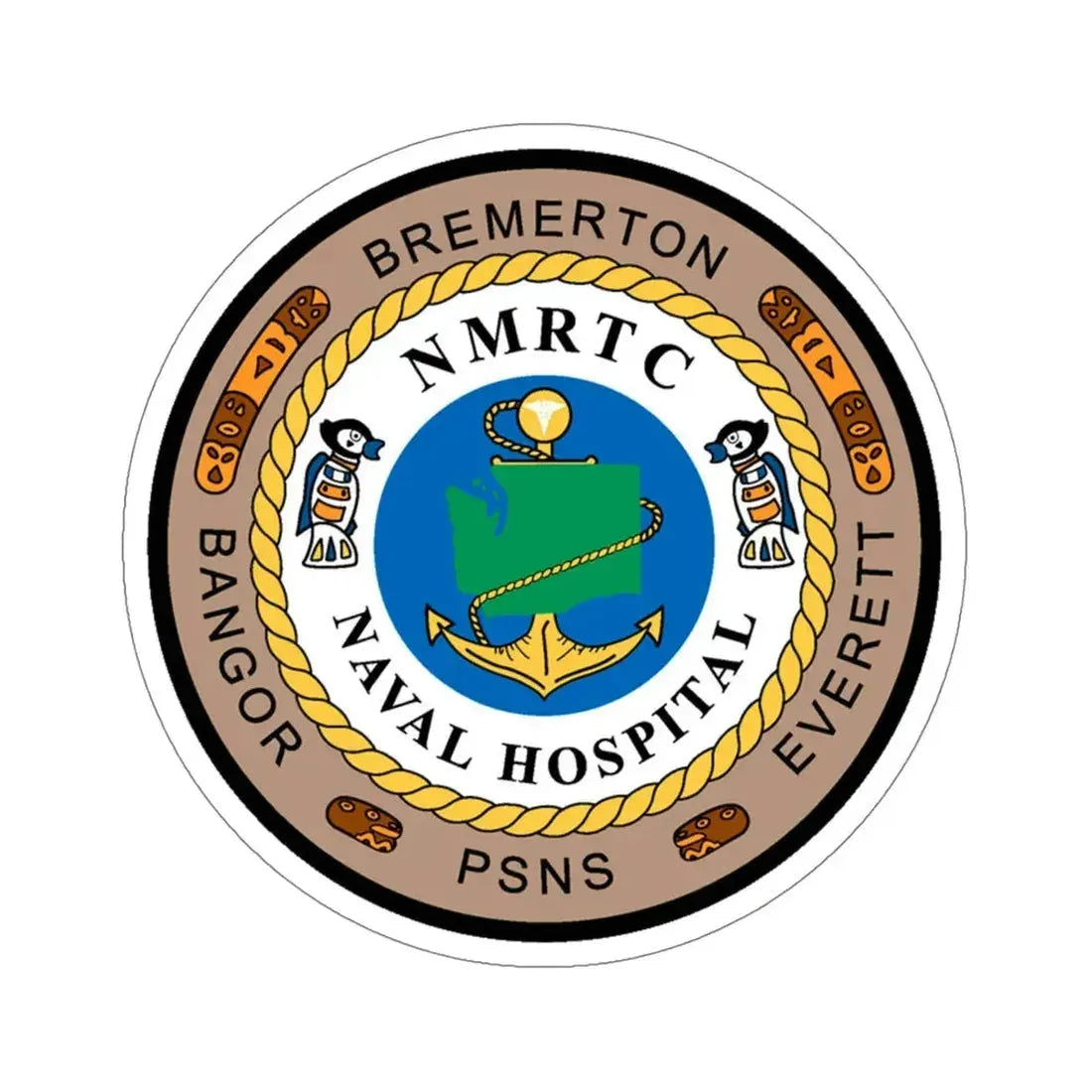 NMRTC Naval Hospital Bremerton (U.S. Navy) STICKER Vinyl Die-Cut Decal 5 Inch - The Sticker Space