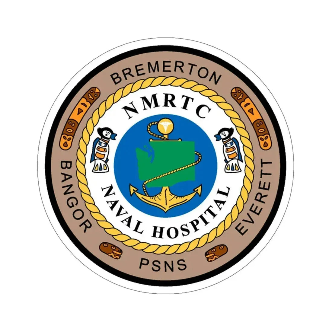 NMRTC Naval Hospital Bremerton (U.S. Navy) STICKER Vinyl Die-Cut Decal 6 Inch - The Sticker Space