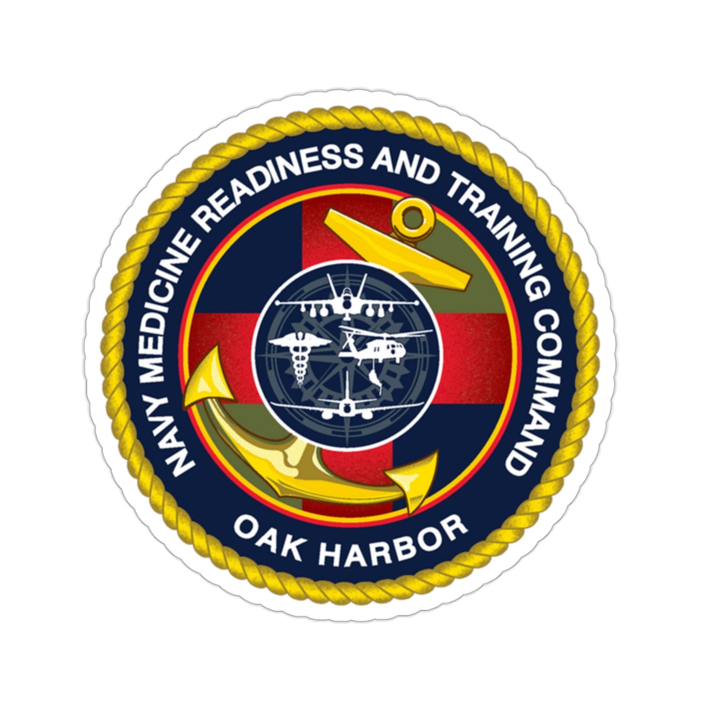 NMRTC Oak Harbor (U.S. Navy) STICKER Vinyl Die-Cut Decal-2 Inch-The Sticker Space