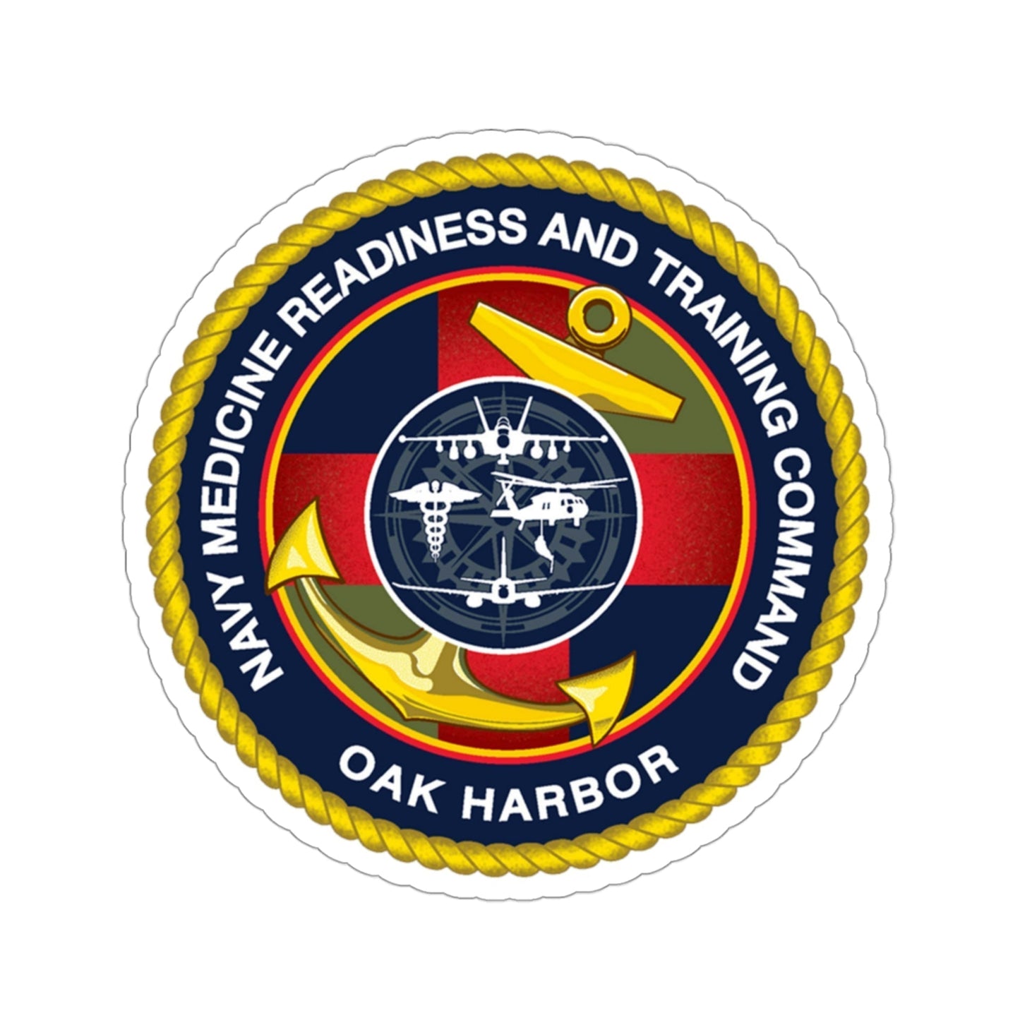 NMRTC Oak Harbor (U.S. Navy) STICKER Vinyl Die-Cut Decal-3 Inch-The Sticker Space