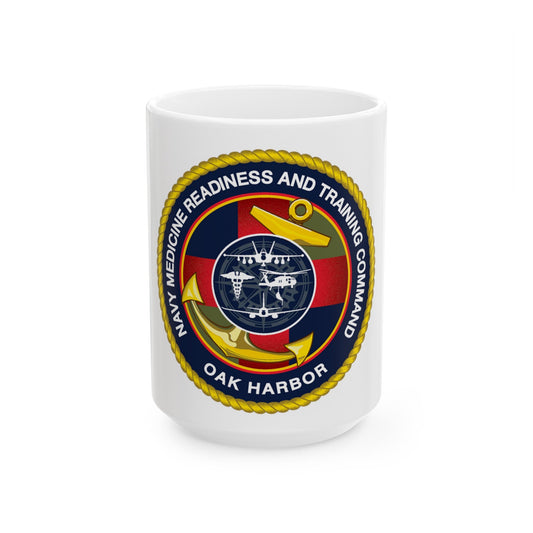 NMRTC Oak Harbor (U.S. Navy) White Coffee Mug-15oz-The Sticker Space