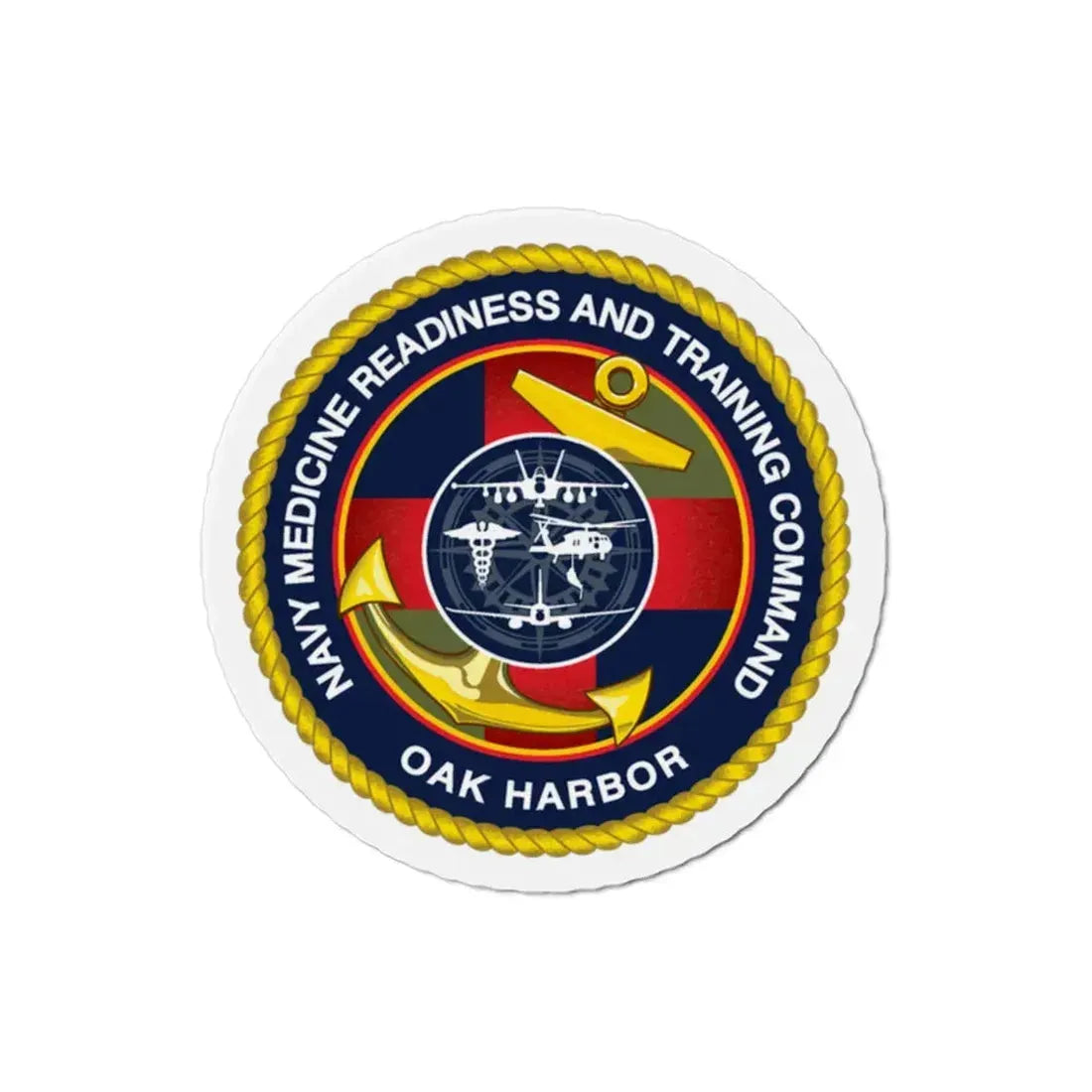 NMRTC Oak Harbor (U.S. Navy) Refrigerator Magnet 2 Inch - The Sticker Space