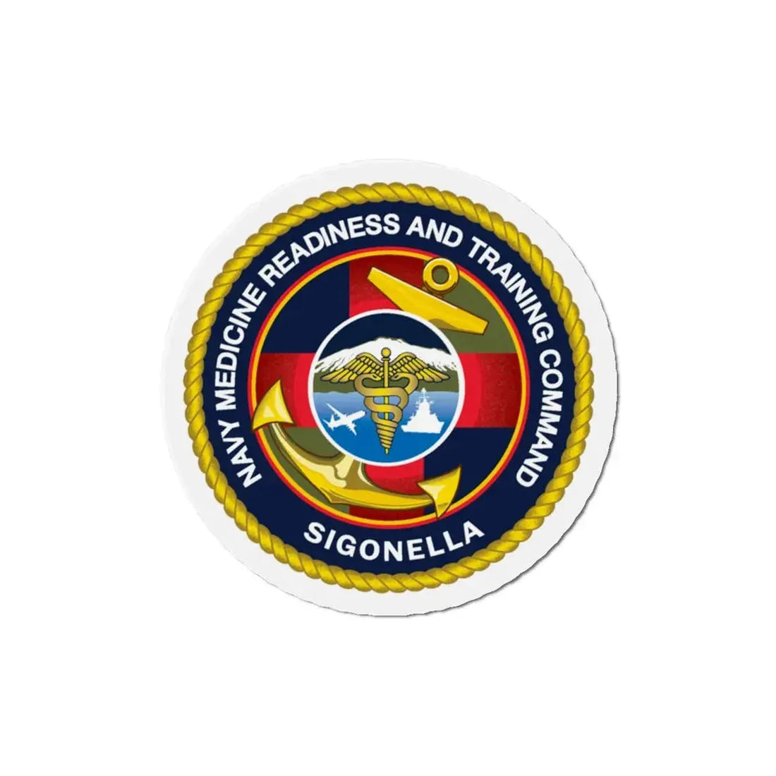 NMRTC Sigonella (U.S. Navy) Refrigerator Magnet - The Sticker Space
