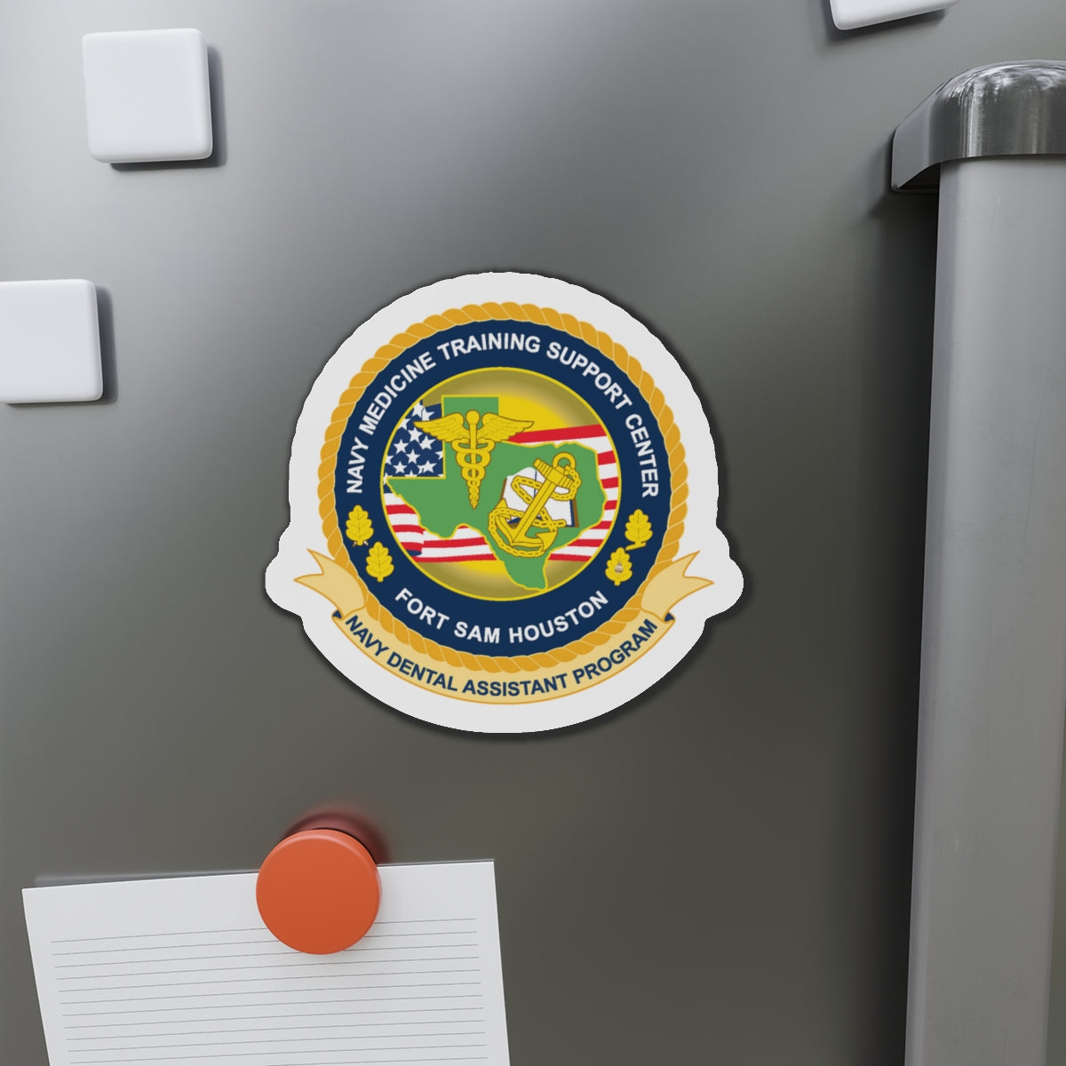 NMTSC Fort Sam Houston NDAP (U.S. Navy) Die-Cut Magnet-The Sticker Space