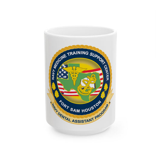 NMTSC Fort Sam Houston NDAP (U.S. Navy) White Coffee Mug-15oz-The Sticker Space