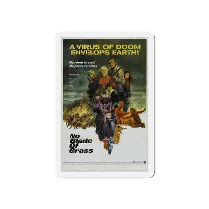 NO BLADE OF GRASS 1970 Movie Poster - Refrigerator Magnet - The Sticker Space