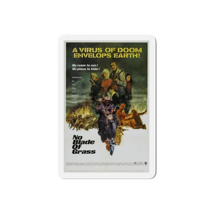 NO BLADE OF GRASS 1970 Movie Poster - Refrigerator Magnet - The Sticker Space