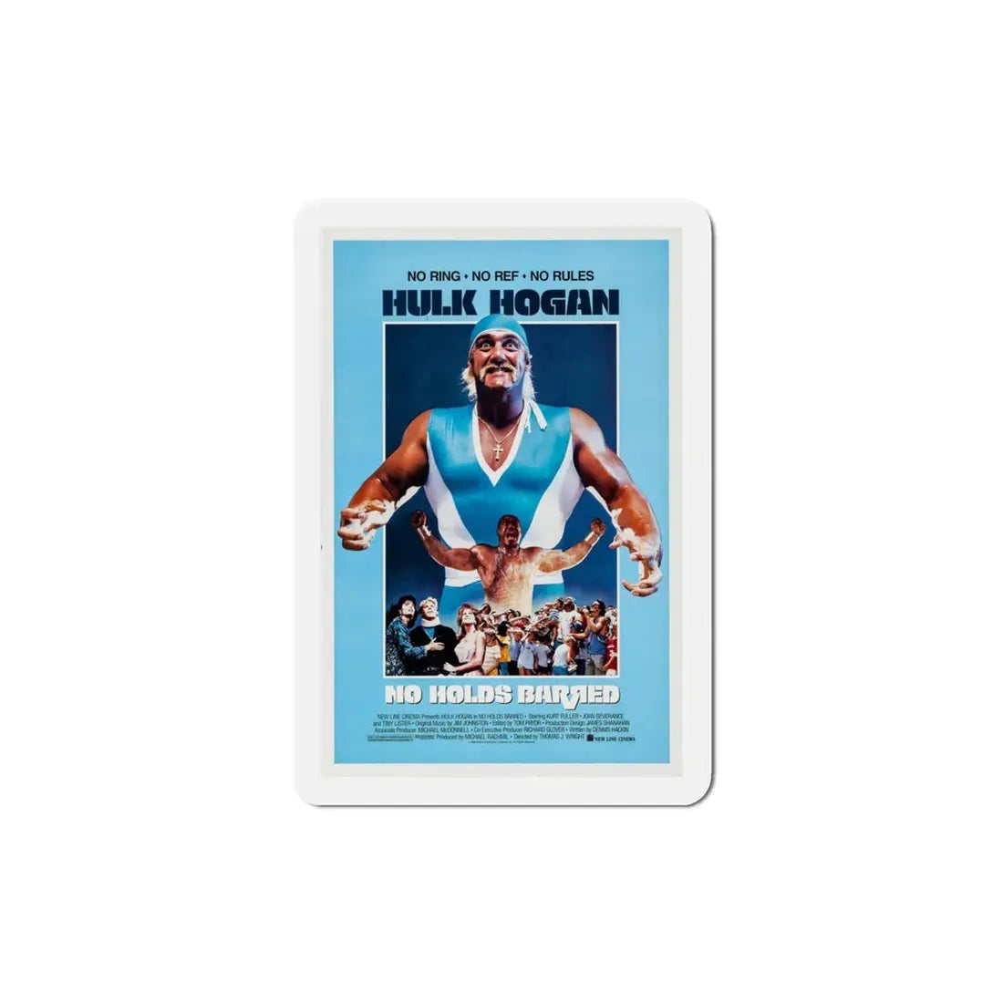 No Holds Barred 1989 Movie Poster Refrigerator Magnet - The Sticker Space