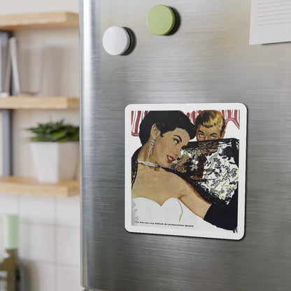 No Latin Lover, Good Housekeeping, November 1950 (Magazine Illustration) Refrigerator Magnet-The Sticker Space