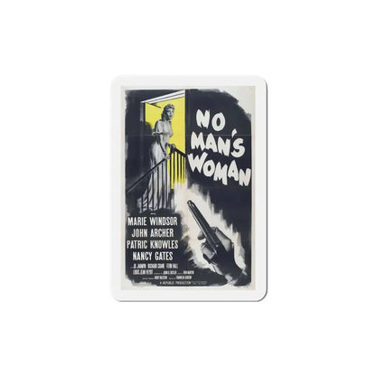No Mans Woman 1955 Movie Poster Refrigerator Magnet - The Sticker Space