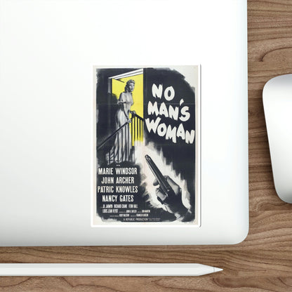 No Mans Woman 1955 Movie Poster STICKER Vinyl Die-Cut Decal-The Sticker Space