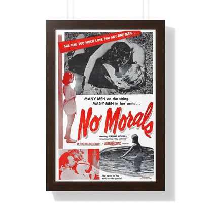 NO MORALS 1955 - Framed Movie Poster - The Sticker Space