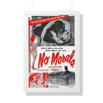 NO MORALS 1955 - Framed Movie Poster - The Sticker Space