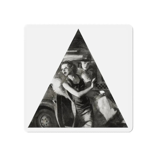 No More Music, Liberty magazine, June 19, 1937 (Magazine Illustration) Refrigerator Magnet 6 Inch - The Sticker Space