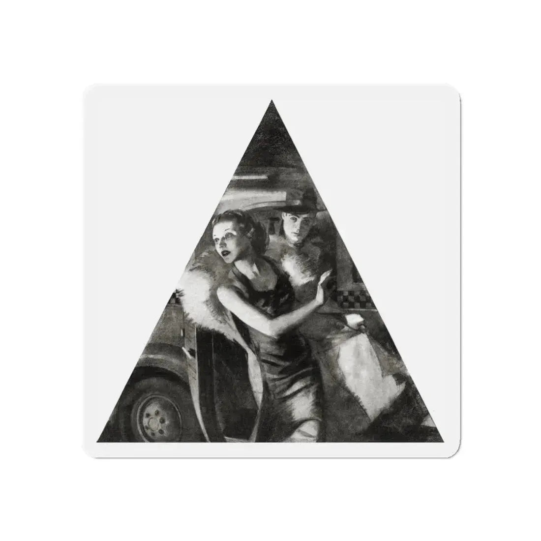 No More Music, Liberty magazine, June 19, 1937 (Magazine Illustration) Refrigerator Magnet - The Sticker Space