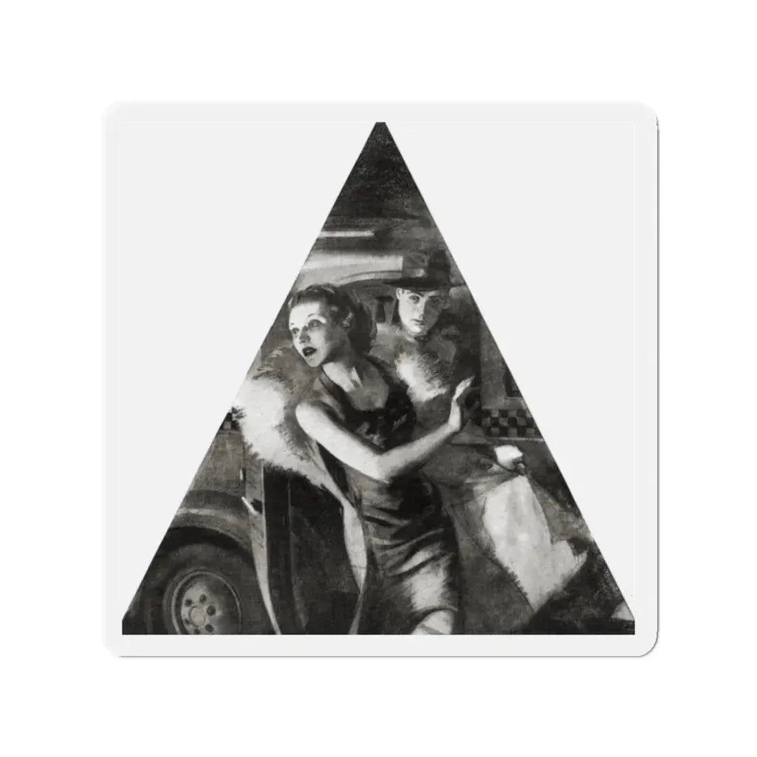 No More Music, Liberty magazine, June 19, 1937 (Magazine Illustration) Refrigerator Magnet - The Sticker Space