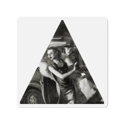 No More Music, Liberty magazine, June 19, 1937 (Magazine Illustration) Refrigerator Magnet - The Sticker Space