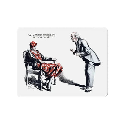 No More Orchids (6), Liberty magazine, July 9, 1932 (Magazine Illustration) Refrigerator Magnet - The Sticker Space