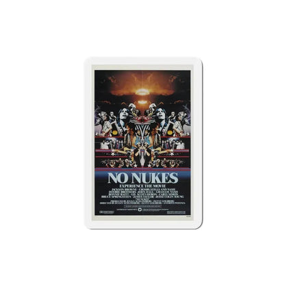 No Nukes 1980 Movie Poster Refrigerator Magnet 4 Inch - The Sticker Space