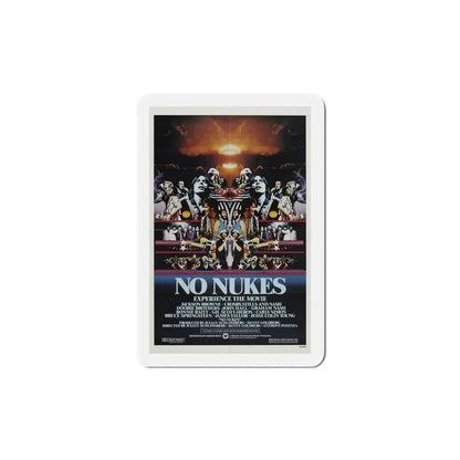 No Nukes 1980 Movie Poster Refrigerator Magnet 5 Inch - The Sticker Space