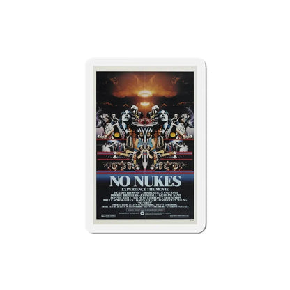 No Nukes 1980 Movie Poster Refrigerator Magnet - The Sticker Space
