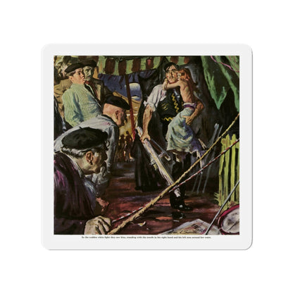 No One Will Ever Know, 1948 (Magazine Illustration) Refrigerator Magnet-4" x 4"-The Sticker Space