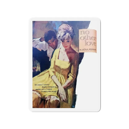 No Other Love, Woman's Own, June 1963 (Magazine Illustration) Refrigerator Magnet 3 Inch - The Sticker Space