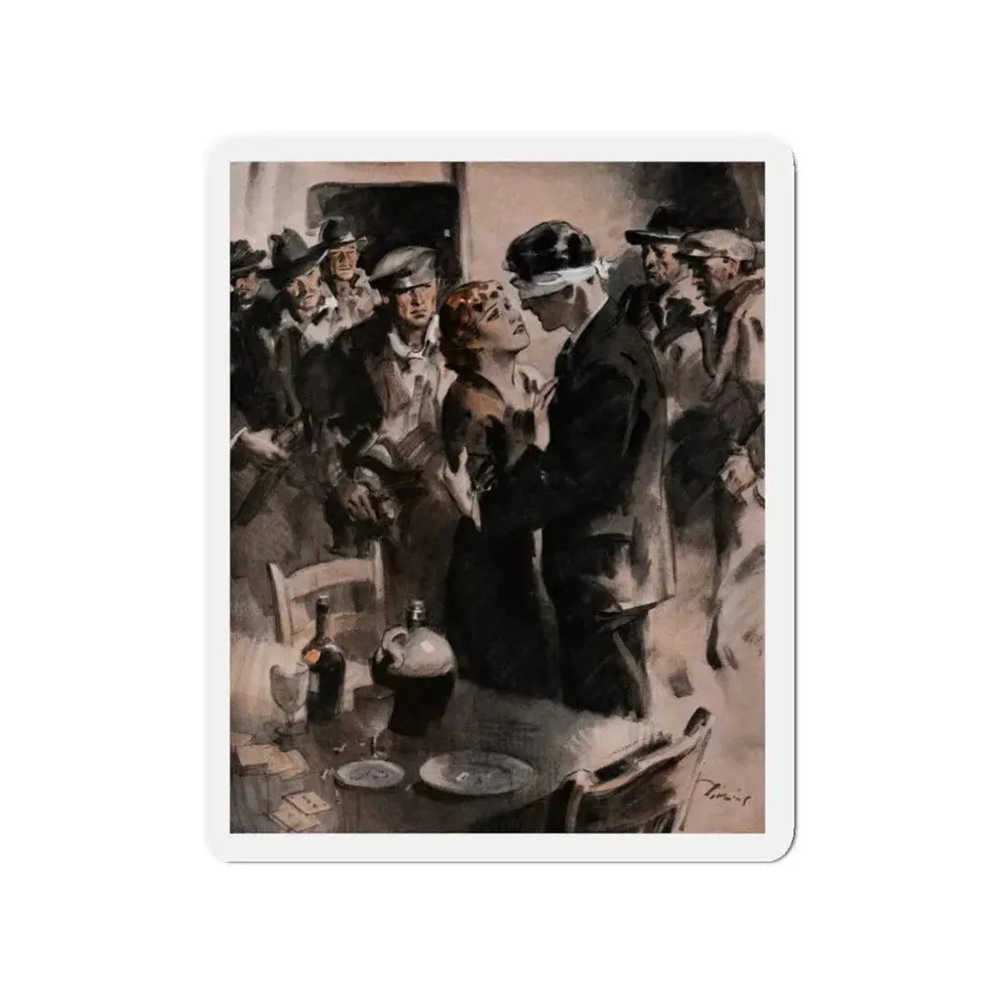 No Other November (1), Ladies' Home Journal, September 1934 (Magazine Illustration) Refrigerator Magnet - The Sticker Space