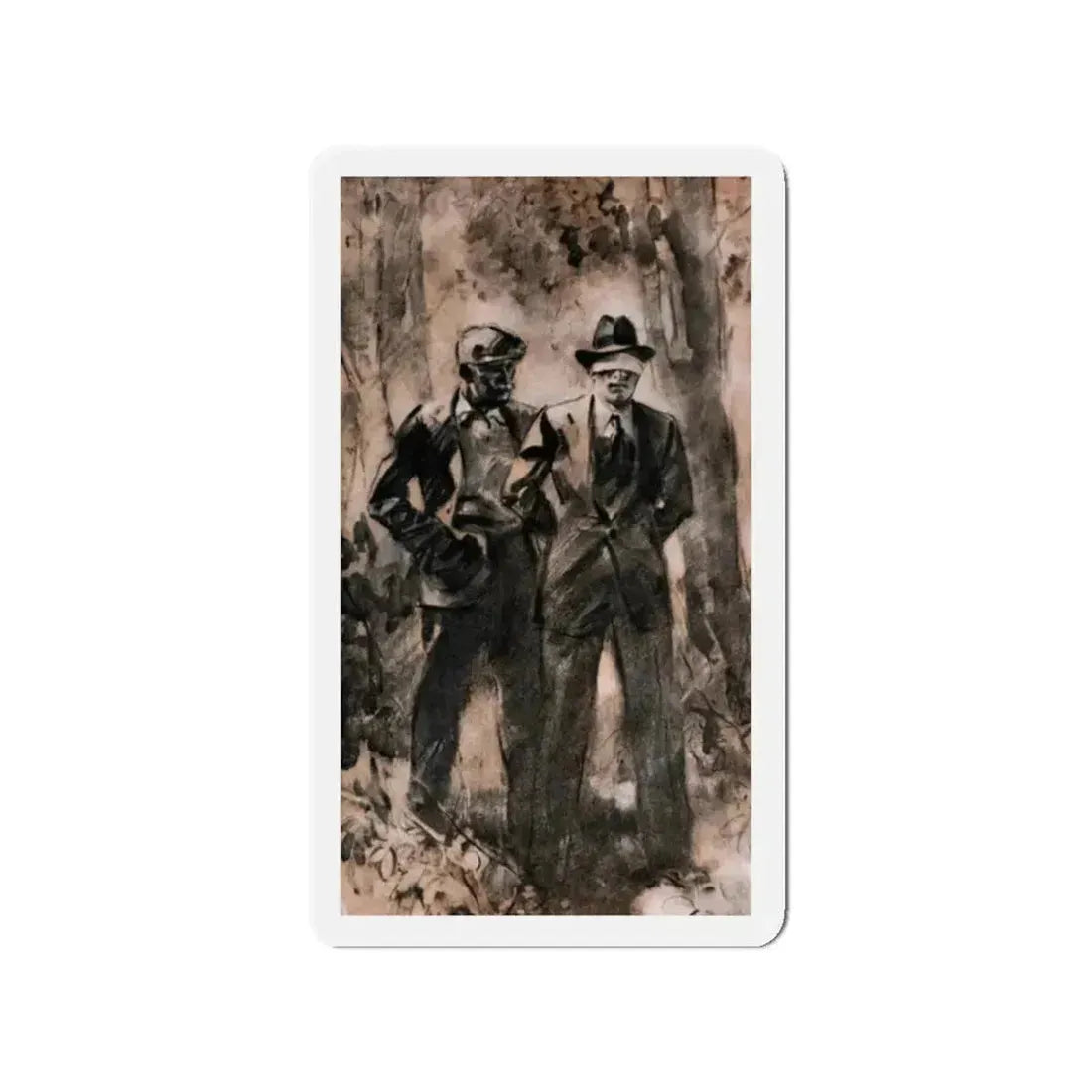 No Other November (2), Ladies' Home Journal, September 1934 (Magazine Illustration) Refrigerator Magnet 2 Inch - The Sticker Space