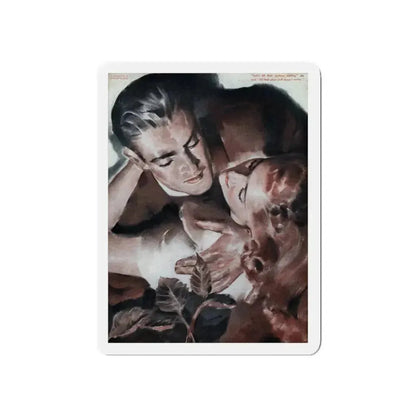 No Other Woman On Earth, Liberty magazine, April 4, 1942 (Magazine Illustration) Refrigerator Magnet 5 Inch - The Sticker Space