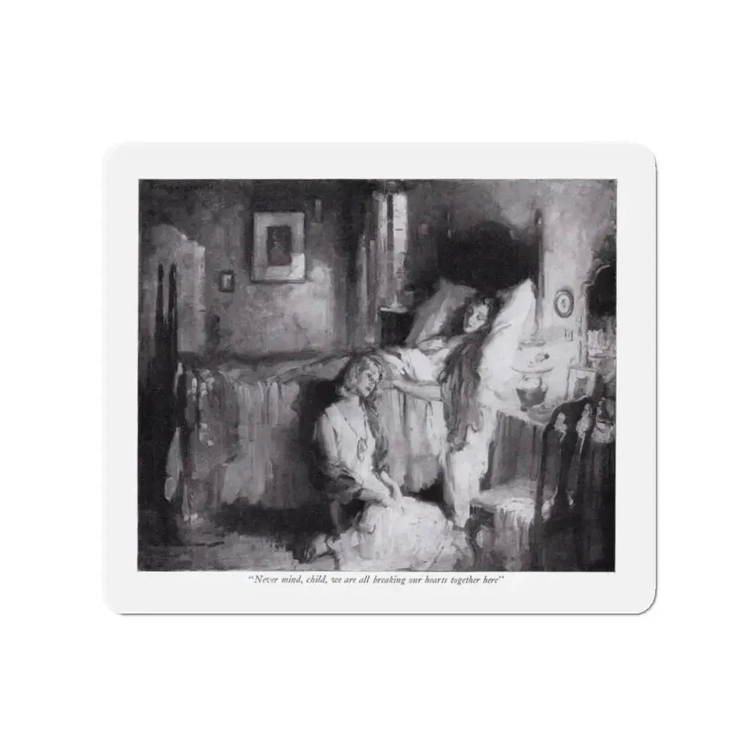 No Questions Asked (2), McCall's magazine, December 1931 (Magazine Illustration) Refrigerator Magnet 3 Inch - The Sticker Space