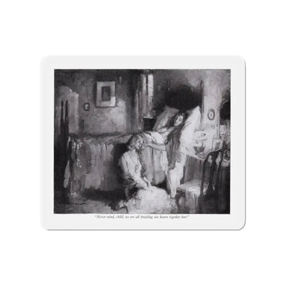 No Questions Asked (2), McCall's magazine, December 1931 (Magazine Illustration) Refrigerator Magnet 4 Inch - The Sticker Space