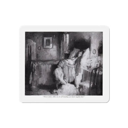 No Questions Asked (2), McCall's magazine, December 1931 (Magazine Illustration) Refrigerator Magnet 5 Inch - The Sticker Space