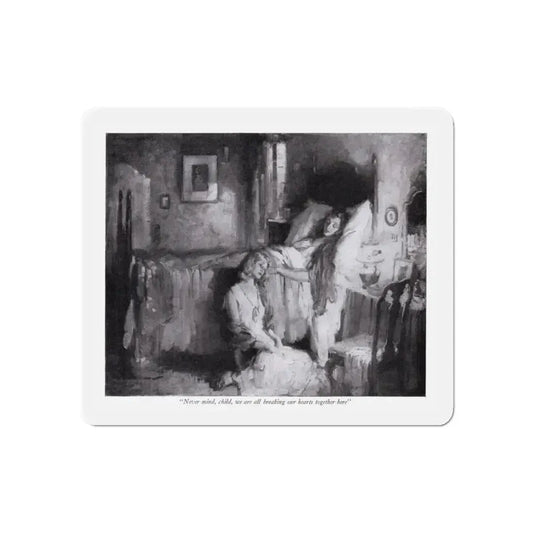 No Questions Asked (2), McCall's magazine, December 1931 (Magazine Illustration) Refrigerator Magnet 6 Inch - The Sticker Space