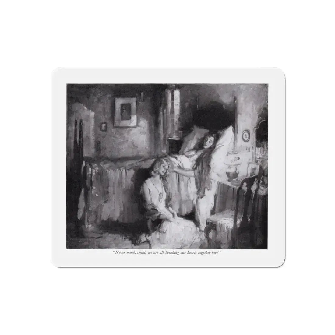 No Questions Asked (2), McCall's magazine, December 1931 (Magazine Illustration) Refrigerator Magnet - The Sticker Space