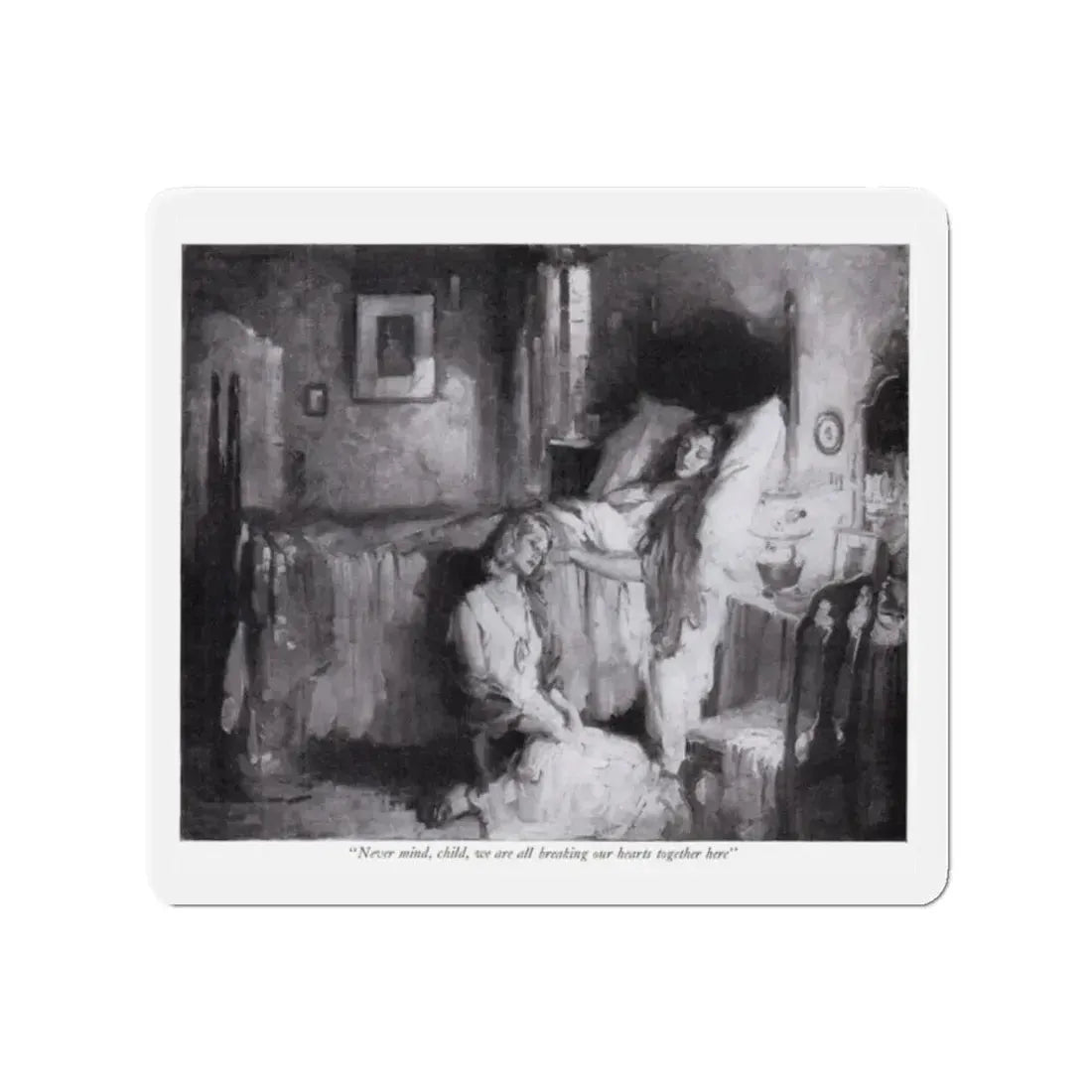 No Questions Asked (2), McCall's magazine, December 1931 (Magazine Illustration) Refrigerator Magnet - The Sticker Space