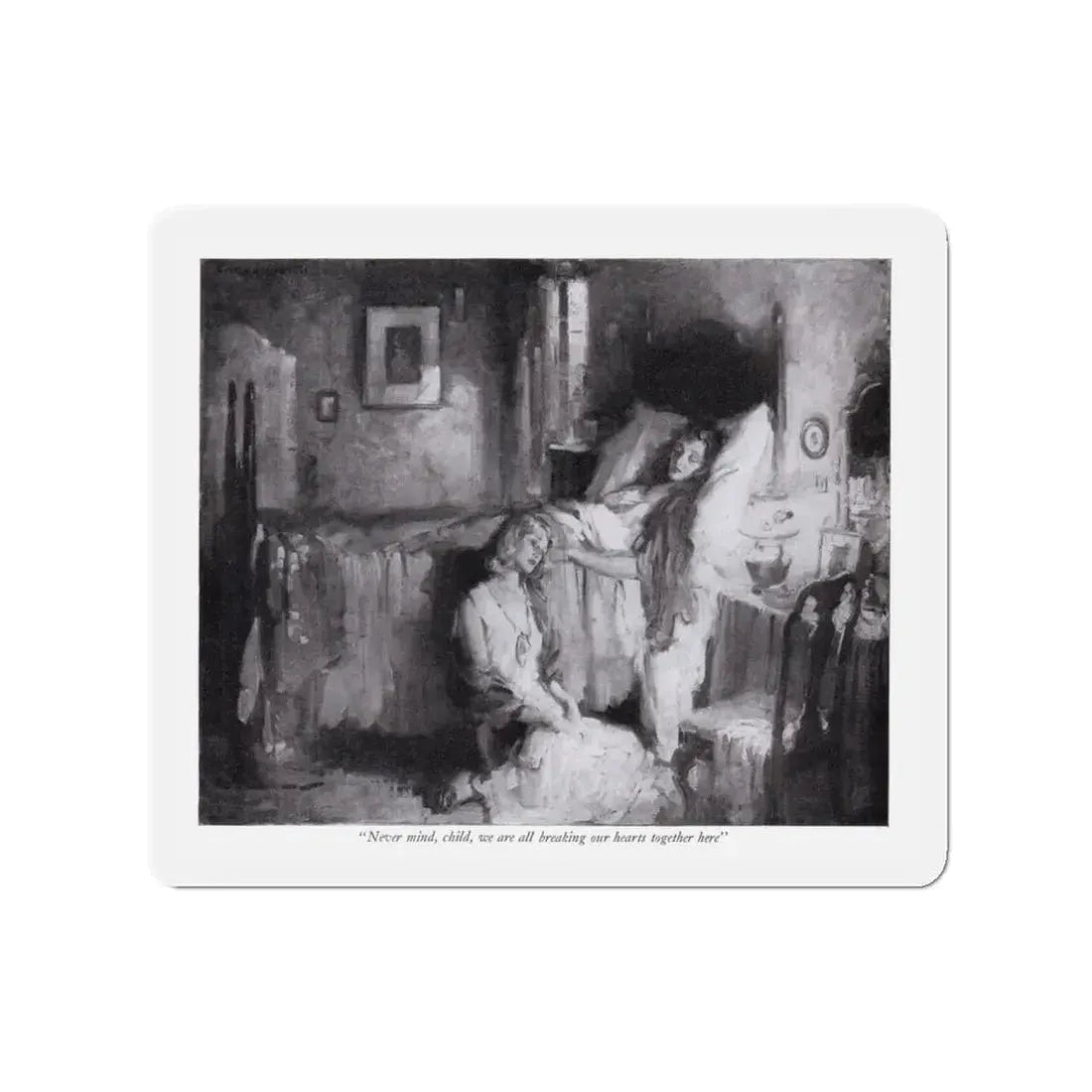 No Questions Asked (2), McCall's magazine, December 1931 (Magazine Illustration) Refrigerator Magnet - The Sticker Space