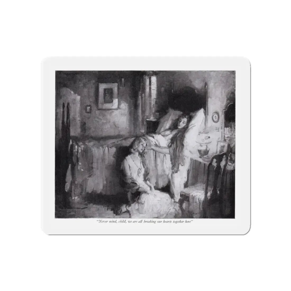 No Questions Asked (2), McCall's magazine, December 1931 (Magazine Illustration) Refrigerator Magnet - The Sticker Space