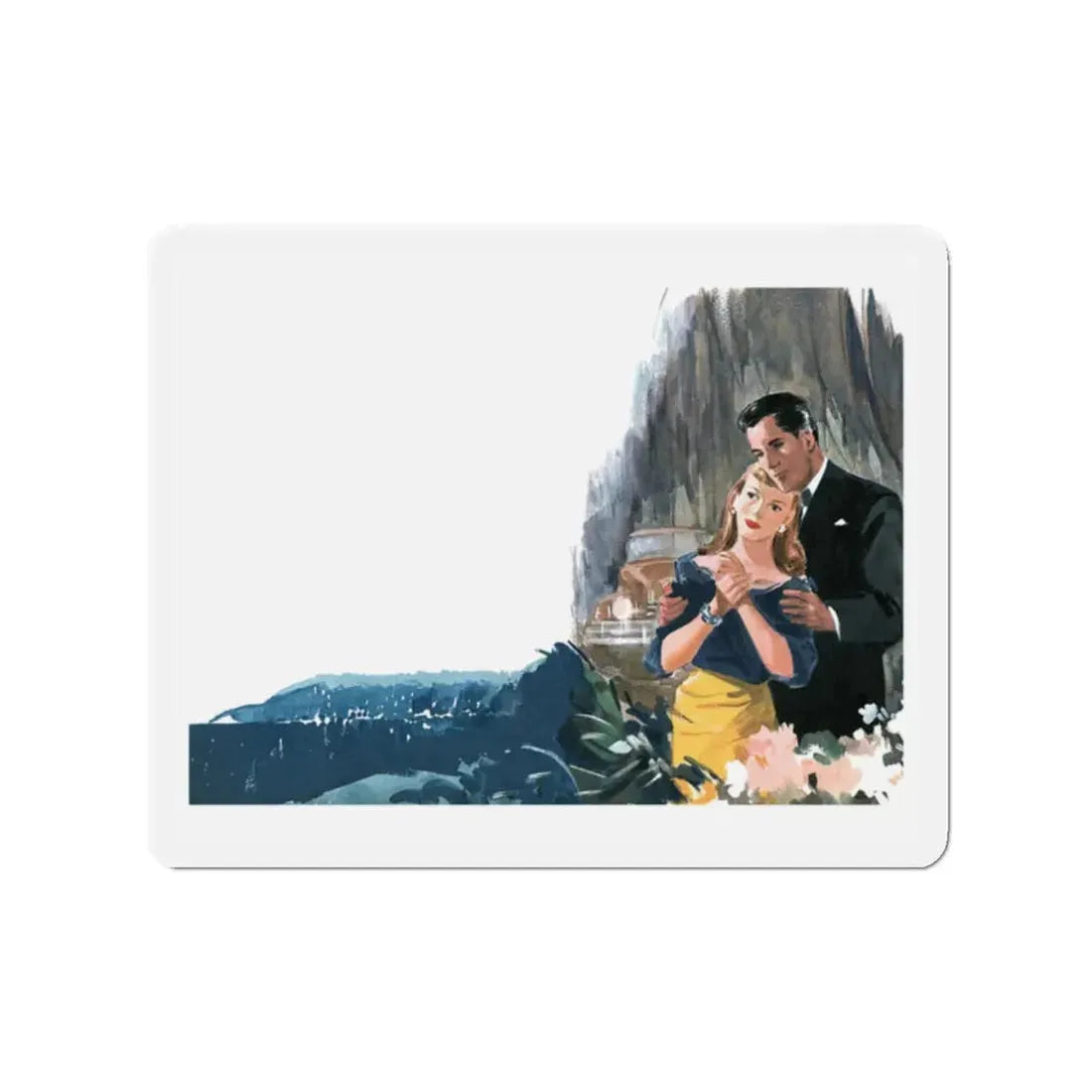 No Regrets by B. L. Jacot, Good Taste magazine, 1948 (Magazine Illustration) Refrigerator Magnet - The Sticker Space