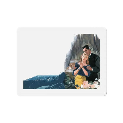 No Regrets by B. L. Jacot, Good Taste magazine, 1948 (Magazine Illustration) Refrigerator Magnet - The Sticker Space